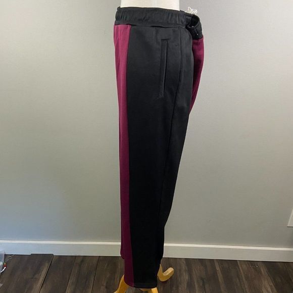 NWT TOPMAN Red Black Loose Fit Track Pants (XXL) - Picture 4 of 8